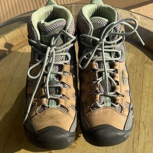 Keen Women's Athletic Shoes - Tan and Gray